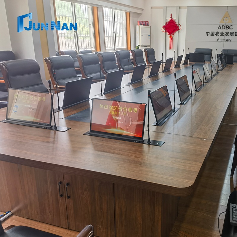 La banque installe un lifting de conférence sans papier