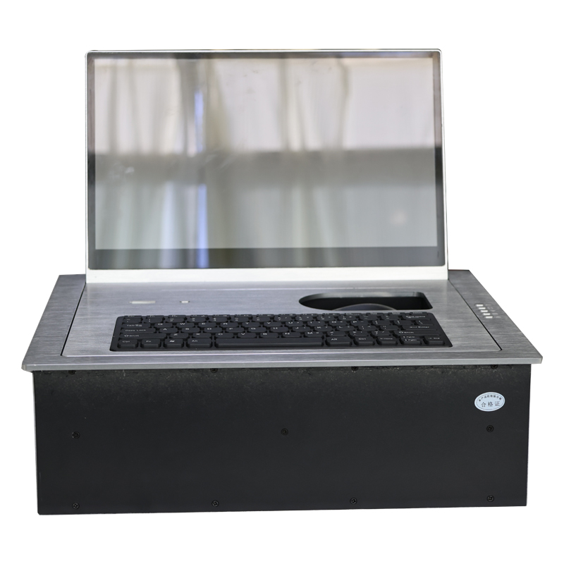 Mécanisme de levage rabattable avec écran LCD de bureau